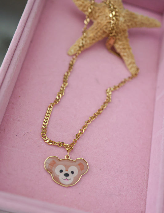 Summer bear necklace