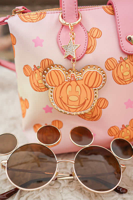 Mr glam pumpkin bag charm