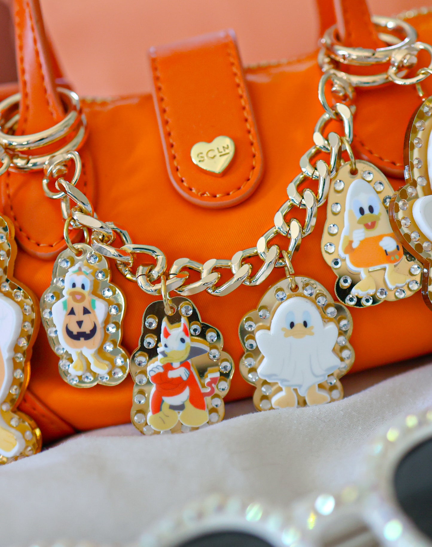 Mr Halloween duck bag chain