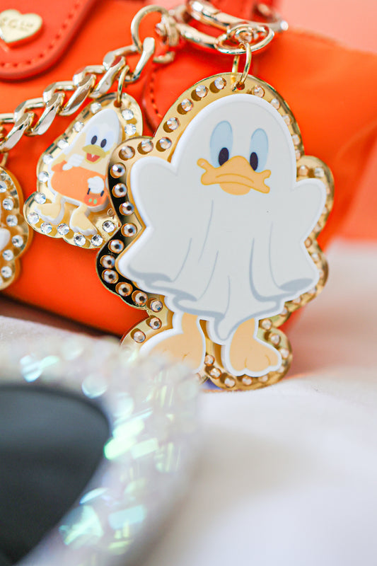 Ghost duck bag charm
