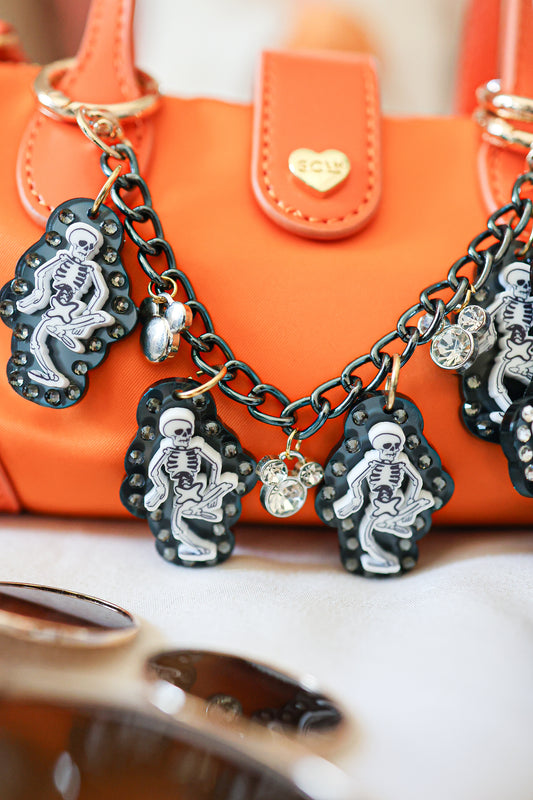 Skeleton Dance Bag Chain