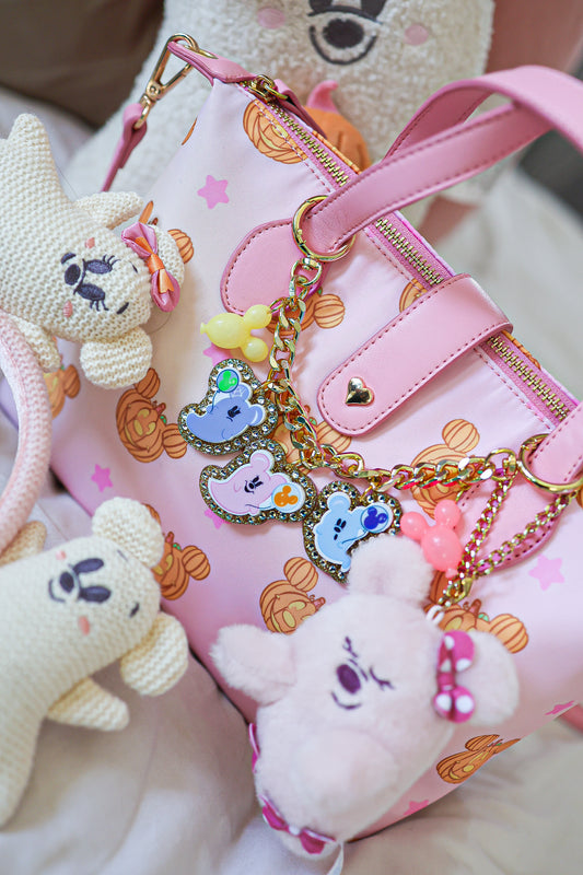 Balloon ghosts bag chain