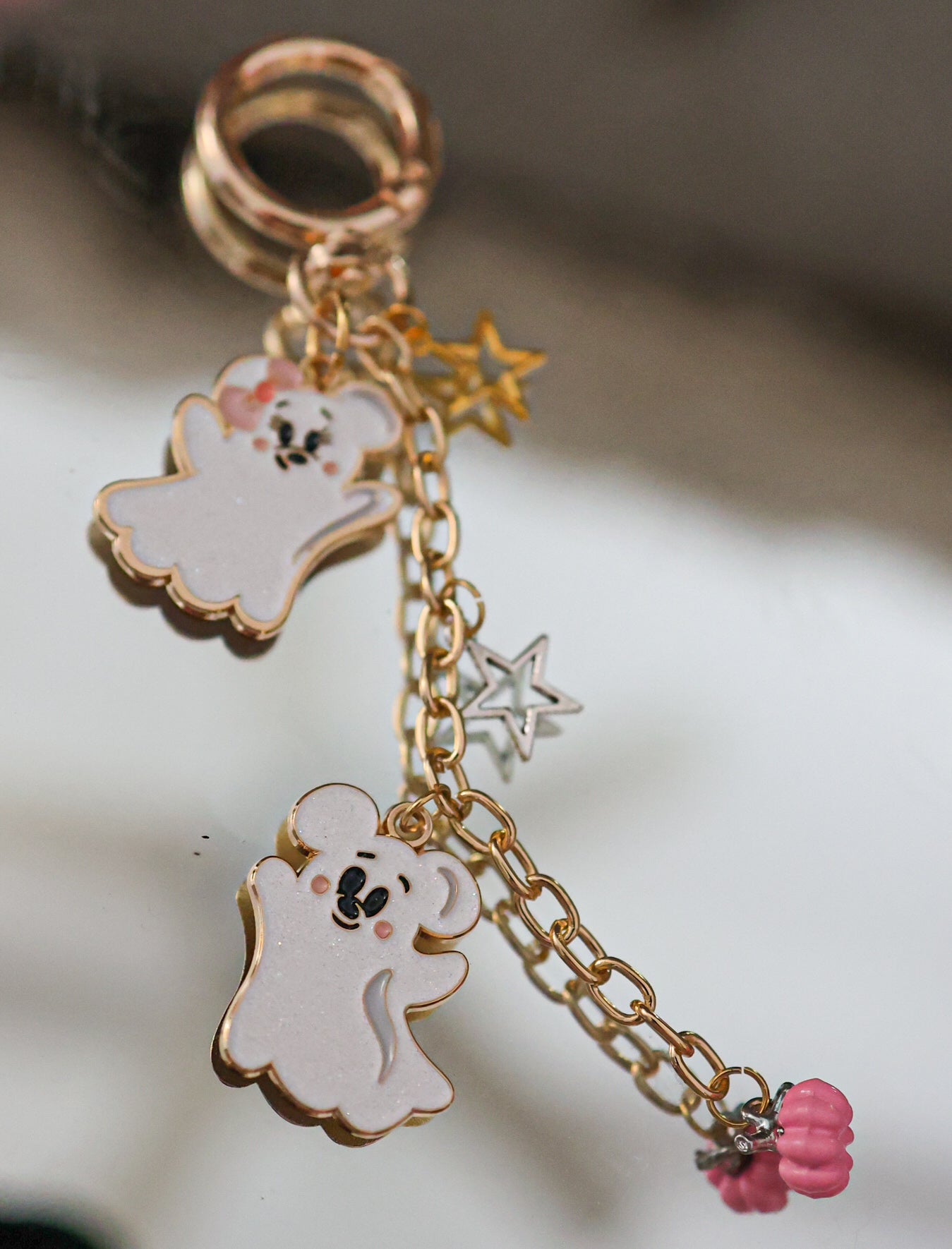 Cutie Ghost Charm Cluster