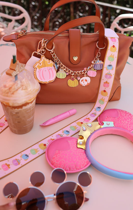 Royal pumpkin crossbody strap