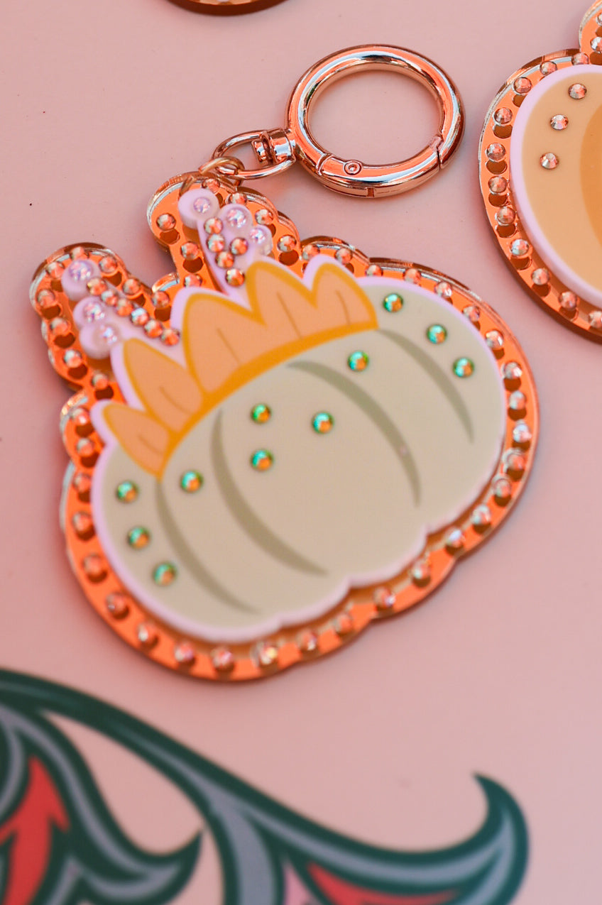 Bayou princess pumpkin bag charm