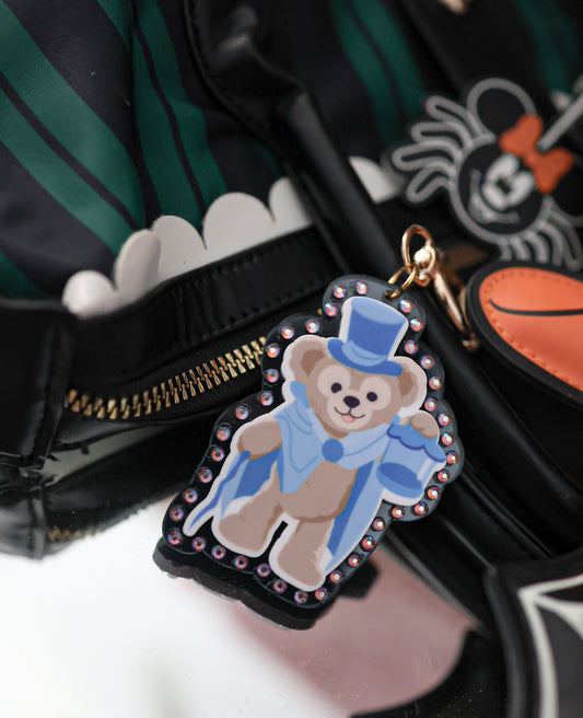 Haunted hat ghost bag charm