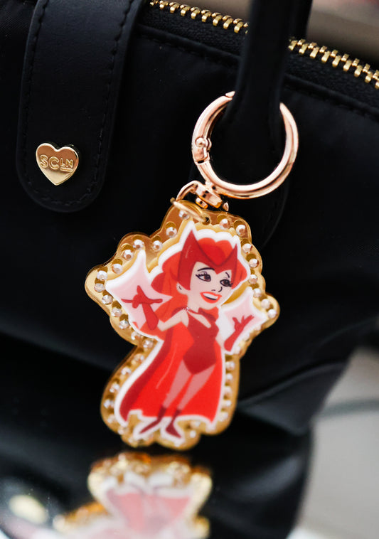 Cutie cartoon red witch