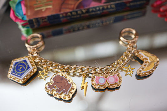 Whimsical icons bag chain