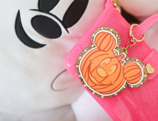 Jumbo magic pumpkin bag charm