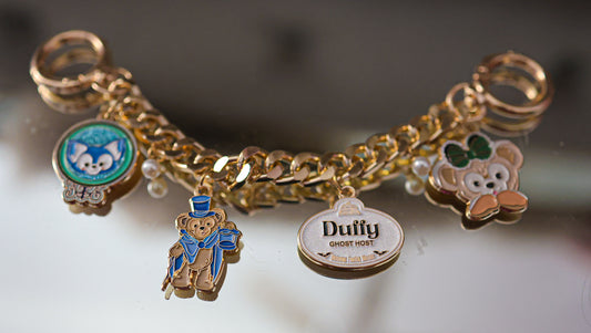 Haunted teddy friends bag chain