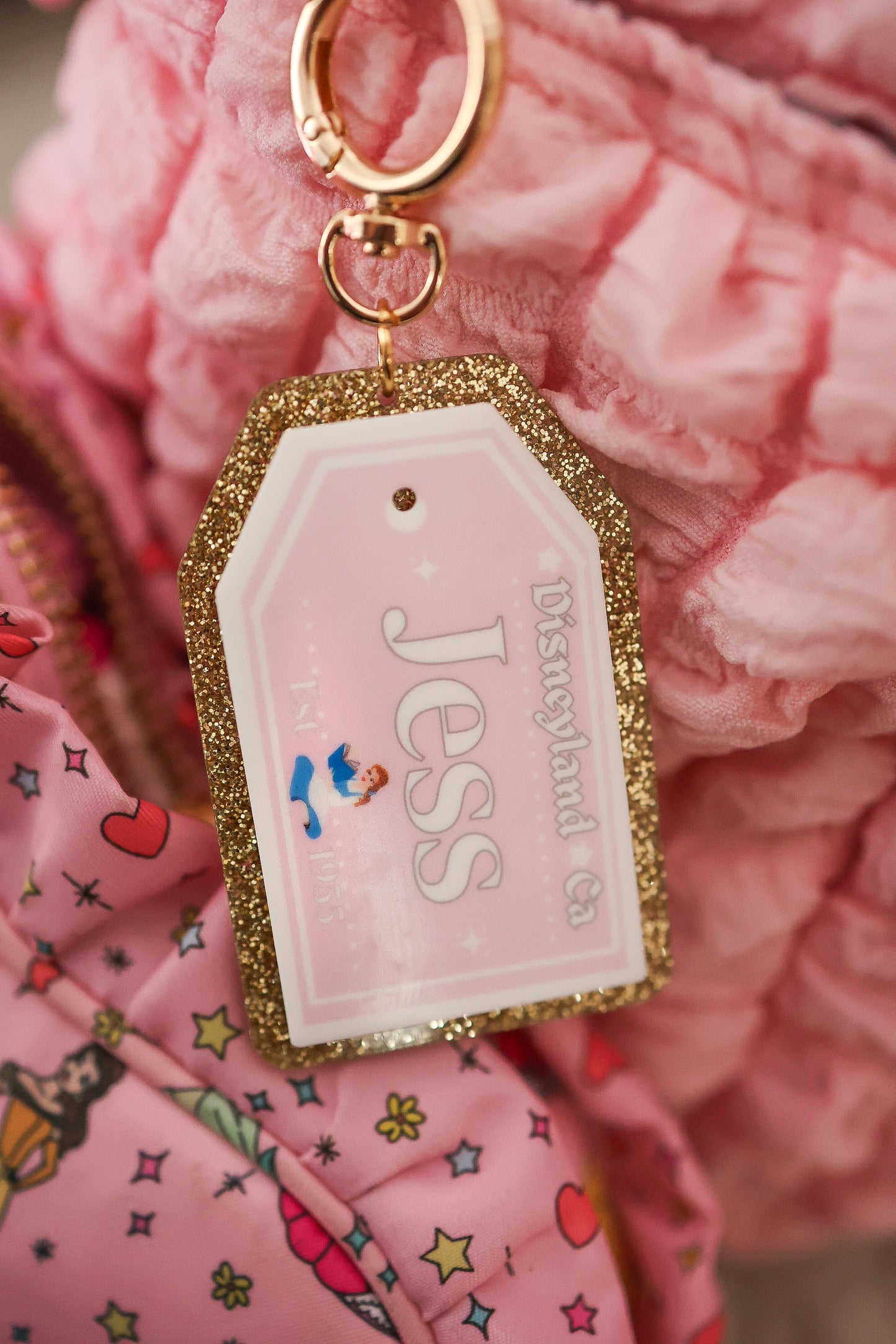 Custom royal bag charm