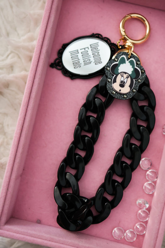 Ghost host cell phone charm