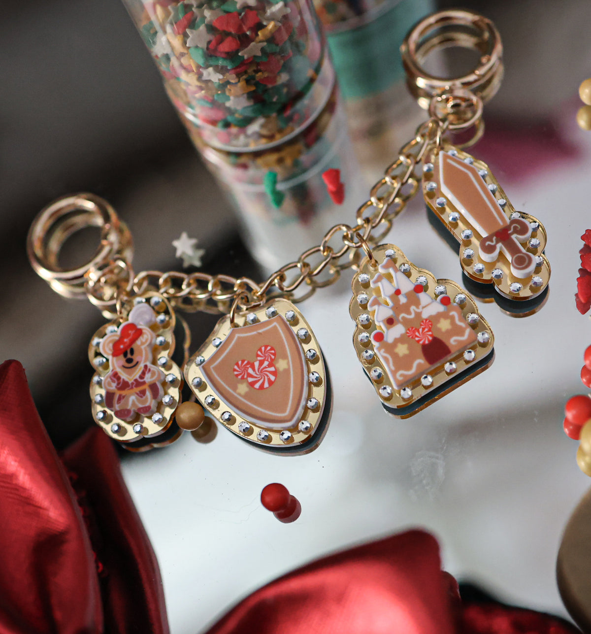 Gingerbread Prince Charming bag chain