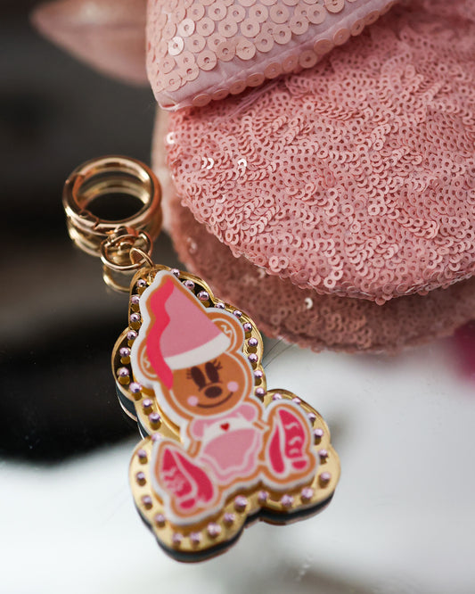 Gingerbread princess bag charm
