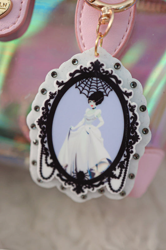 Spooky queen of the Halloween ball bag charm