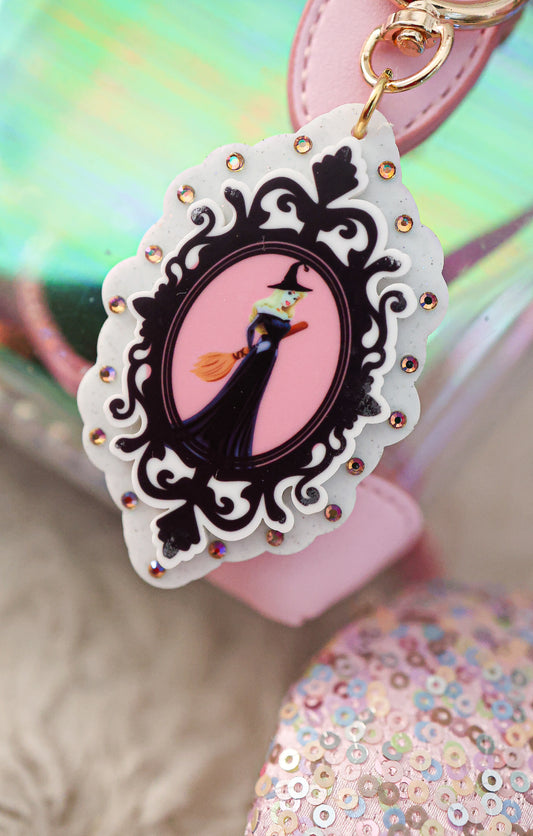 Not so sleepy witch bag charm