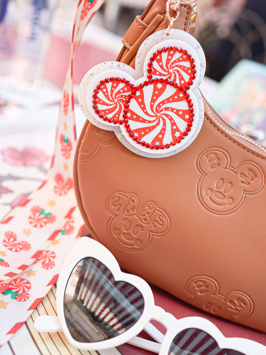 Magical peppermint bag charm
