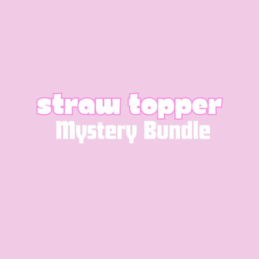 Straw topper mystery bundle