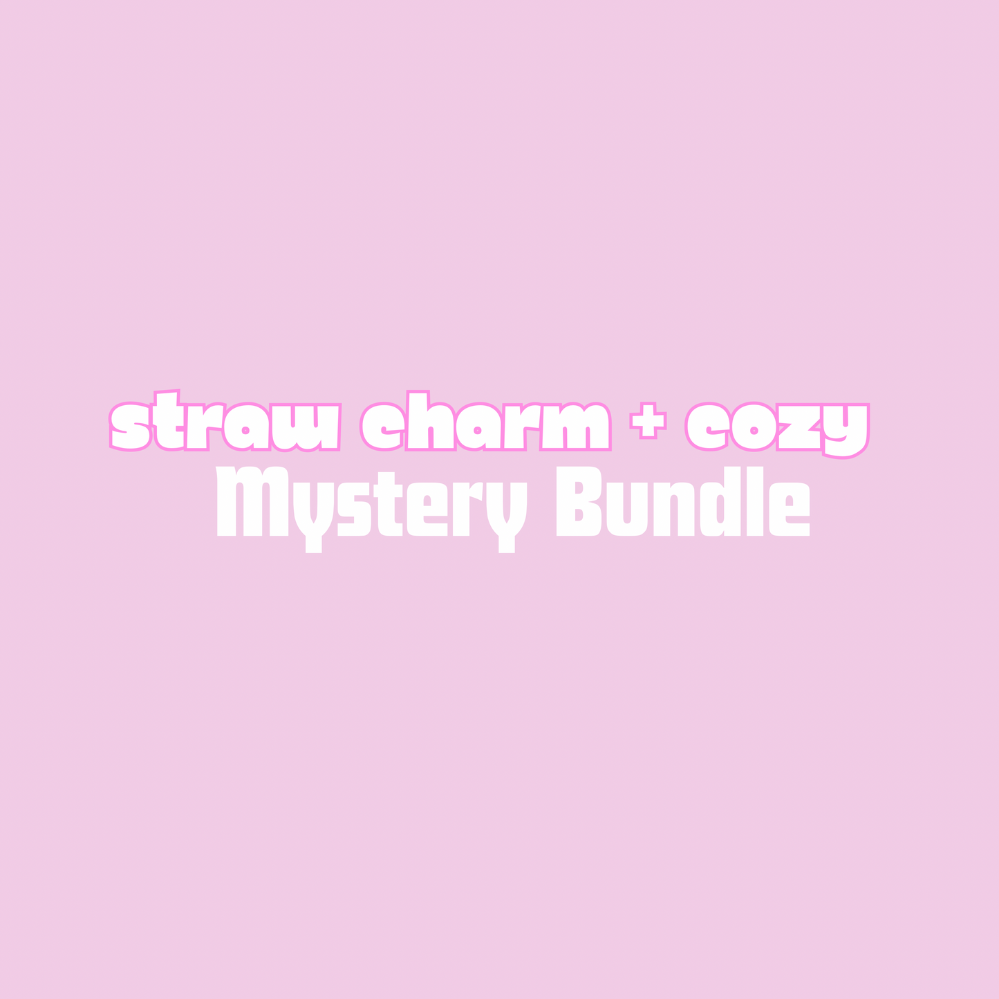 Straw charm + cozy mystery bundle