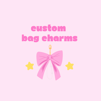 Custom bag charms