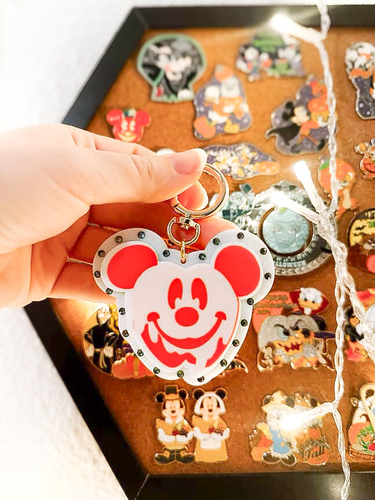 Red Apple bag charm