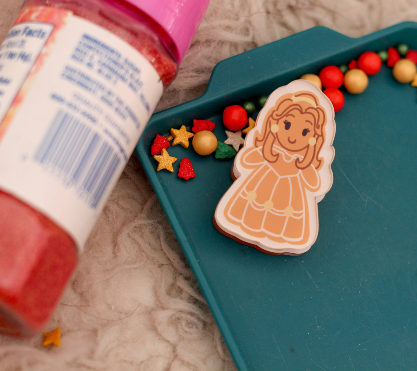 Yellow Princess Gingerbread Planner Clip