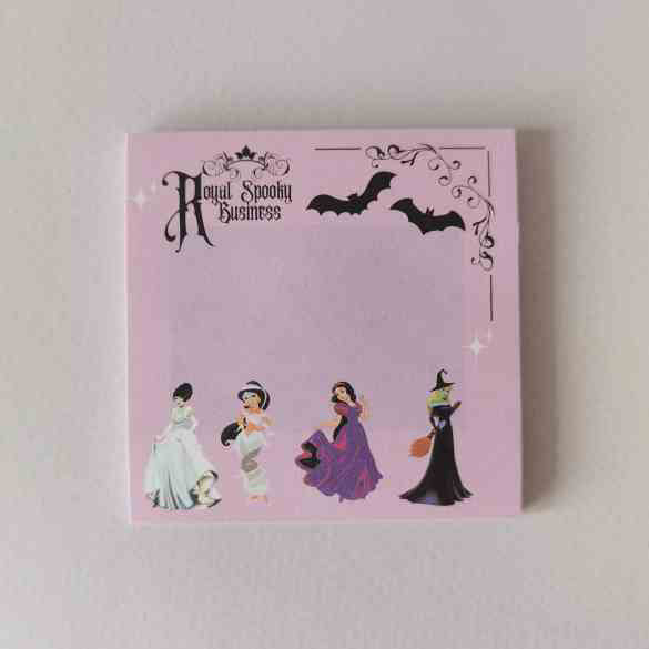 Royal Halloween Party Sticky Note Pad