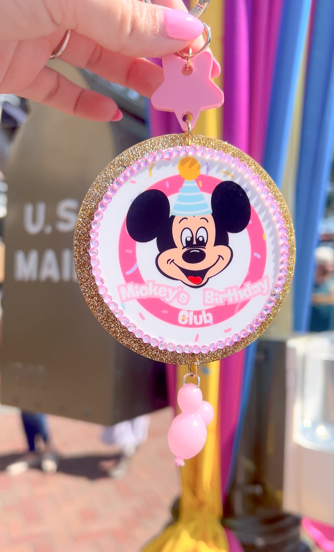 Jumbo birthday club bag charm