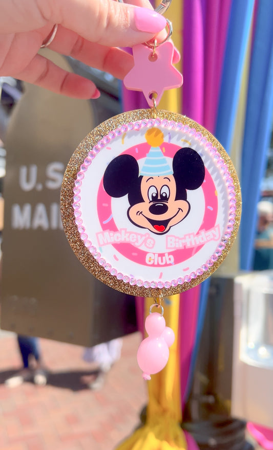 Jumbo birthday club bag charm