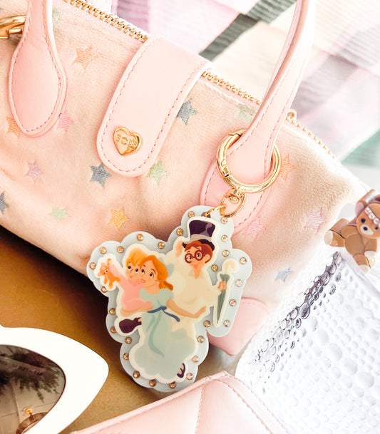 Happy thoughts bag charm