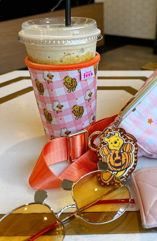 Halloween honey bear cup sleeve