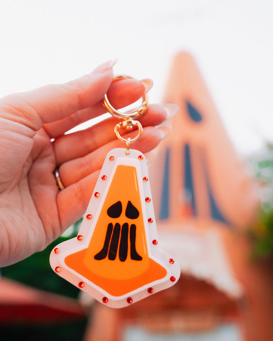 Spooky cone bag charm